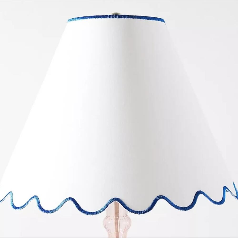 ANTHROPOLOGIE SCALLOPED LAMP SHADE NEW
